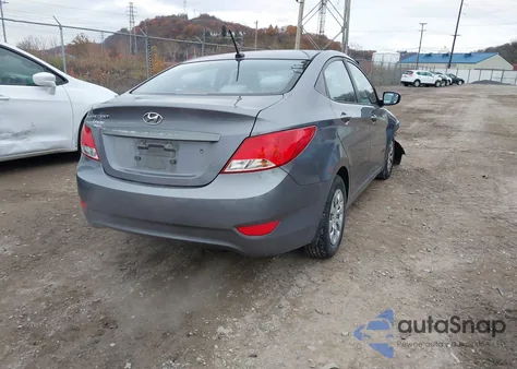 2016 Hyundai Accent Se из США, поврежденный, VIN KMHCT4AEXGU053812
